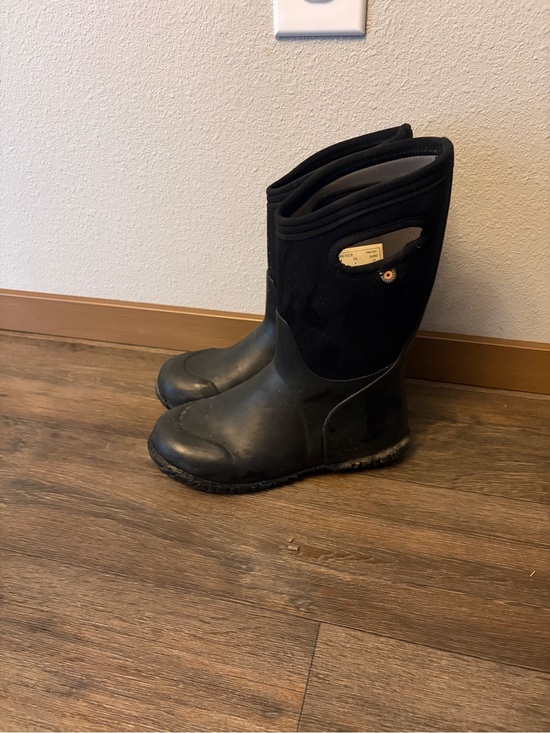 Bogs Other - Bogs Kids Classic Outdoor Black York Solid Waterproof Insulated Boots Size 4